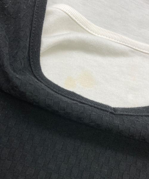 BURBERRY BLACK LABEL（バーバリーブラックレーベル）BURBERRY BLACK LABEL (バーバリーブラックレーベル) レイヤードカットソー ブラック サイズ:3の古着・服飾アイテム