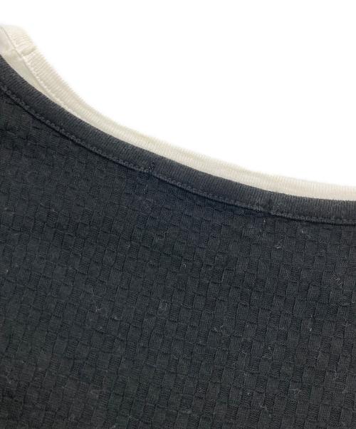 BURBERRY BLACK LABEL（バーバリーブラックレーベル）BURBERRY BLACK LABEL (バーバリーブラックレーベル) レイヤードカットソー ブラック サイズ:3の古着・服飾アイテム