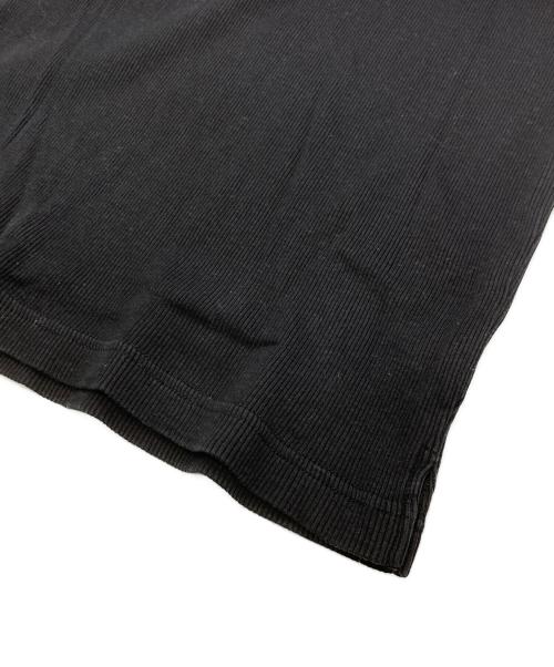 BURBERRY BLACK LABEL（バーバリーブラックレーベル）BURBERRY BLACK LABEL (バーバリーブラックレーベル) ヘンリーネックカットソー ブラック サイズ:３の古着・服飾アイテム