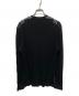 BURBERRY BLACK LABEL (バーバリーブラックレーベル) ヘンリーネックカットソー ブラック サイズ:３：5000円