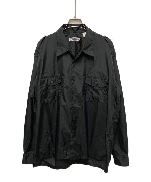 GOODENOUGH（）GOODENOUGH (グッドイナフ) ナイロンシャツ ブラック サイズ:	SIZE Lの古着・服飾アイテム