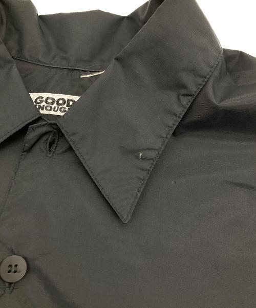 GOODENOUGH（）GOODENOUGH (グッドイナフ) ナイロンシャツ ブラック サイズ:	SIZE Lの古着・服飾アイテム