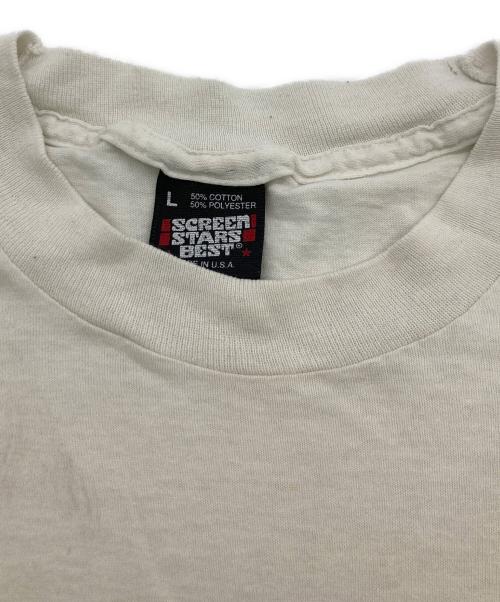SCREEN STARS（スクリーンズスターズ）SCREEN STARS (スクリーンズスターズ) アメコミプリントTシャツ ホワイト サイズ:	SIZE Lの古着・服飾アイテム