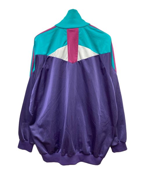adidas（アディダス）adidas (アディダス) トラックジャケット グリーン×パープル サイズ:	SIZE XXLの古着・服飾アイテム