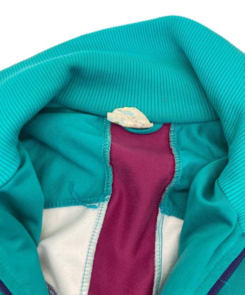adidas（アディダス）adidas (アディダス) トラックジャケット グリーン×パープル サイズ:	SIZE XXLの古着・服飾アイテム
