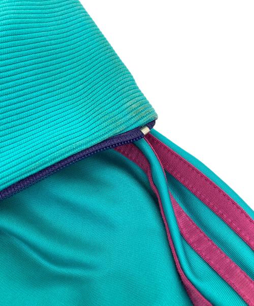 adidas（アディダス）adidas (アディダス) トラックジャケット グリーン×パープル サイズ:	SIZE XXLの古着・服飾アイテム