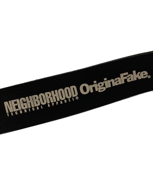 NEIGHBORHOOD（ネイバーフッド）NEIGHBORHOOD (ネイバーフッド) Original Fake (オリジナルフェイク) ペイントベルト ブラックの古着・服飾アイテム