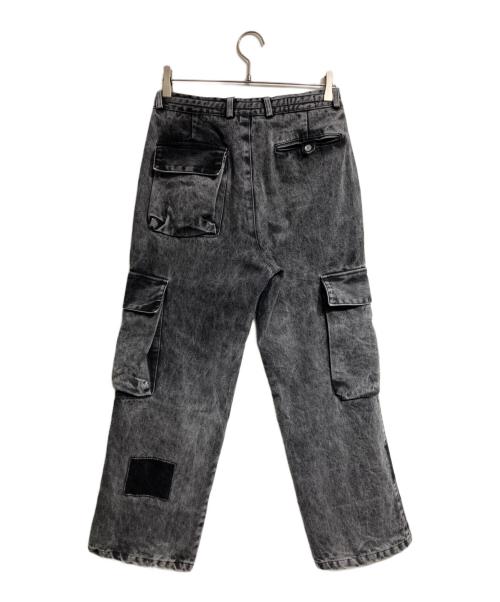 Liberal youth ministry（リベラルユースミニストリー）liberal youth ministry (リベラルユースミニストリー) LYM DENIM CARGO PANTS/LYM デニムカーゴパンツ グレー サイズ:Mの古着・服飾アイテム