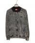DIESEL（ディーゼル）の古着「S-ALT ウォッシュ ストレッチデニムトラックジャケット」｜グレー