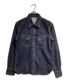 THE FLAT HEAD（ザ・フラットヘッド）の古着「デニムウエスタンシャツ」｜インディゴ