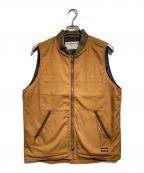 THE FLAT HEADザ・フラットヘッド）の古着「ダックベスト/Duck Vest」｜ブラウン