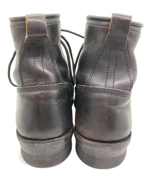 THE FLAT HEAD（ザ・フラットヘッド）THE FLAT HEAD (ザ・フラットヘッド) HORSEHIDE LOGGER ロガーブーツ ブラック サイズ:8の古着・服飾アイテム