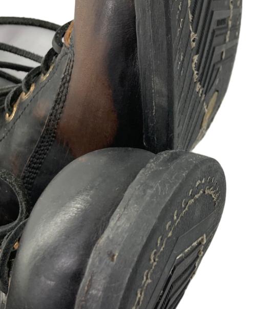 THE FLAT HEAD（ザ・フラットヘッド）THE FLAT HEAD (ザ・フラットヘッド) HORSEHIDE LOGGER ロガーブーツ ブラック サイズ:8の古着・服飾アイテム