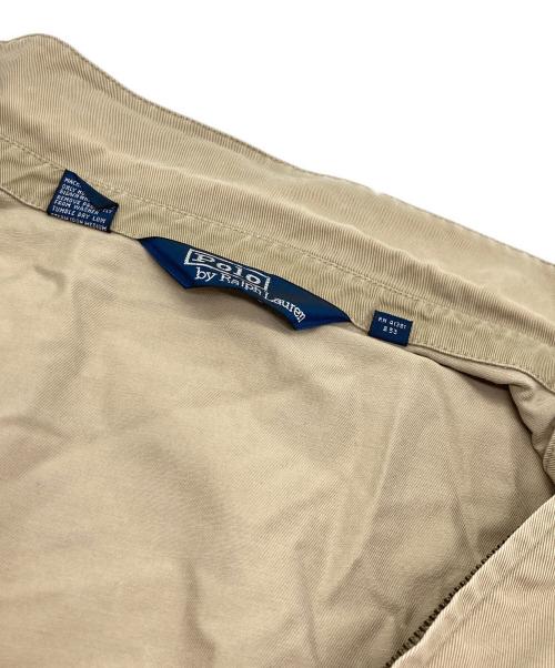POLO RALPH LAUREN（ポロ・ラルフローレン）POLO RALPH LAUREN (ポロ・ラルフローレン) 80s コットンツイルスイングトップ ブラウン サイズ:	SIZE XXLの古着・服飾アイテム