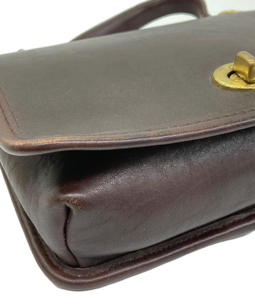 COACH（コーチ）COACH (コーチ) タンロックショルダーバッグ ブラウンの古着・服飾アイテム
