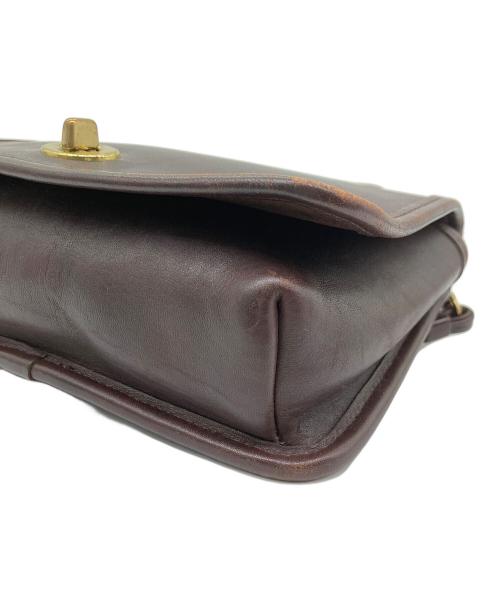 COACH（コーチ）COACH (コーチ) タンロックショルダーバッグ ブラウンの古着・服飾アイテム