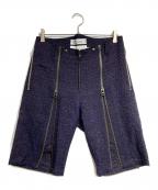 DAIRIKUダイリク）の古着「Tweed A-11 Half Pants/ツイードハーフパンツ」｜パープル