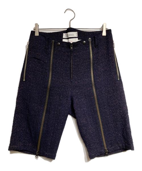 DAIRIKU（ダイリク）DAIRIKU (ダイリク) Tweed A-11 Half Pants/ツイードハーフパンツ パープル サイズ:27(S)の古着・服飾アイテム