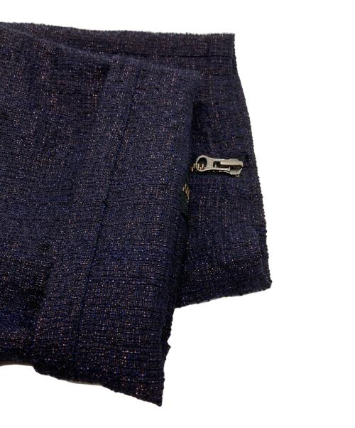 DAIRIKU（ダイリク）DAIRIKU (ダイリク) Tweed A-11 Half Pants/ツイードハーフパンツ パープル サイズ:27(S)の古着・服飾アイテム