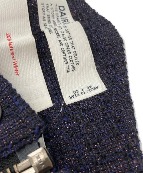 DAIRIKU（ダイリク）DAIRIKU (ダイリク) Tweed A-11 Half Pants/ツイードハーフパンツ パープル サイズ:27(S)の古着・服飾アイテム