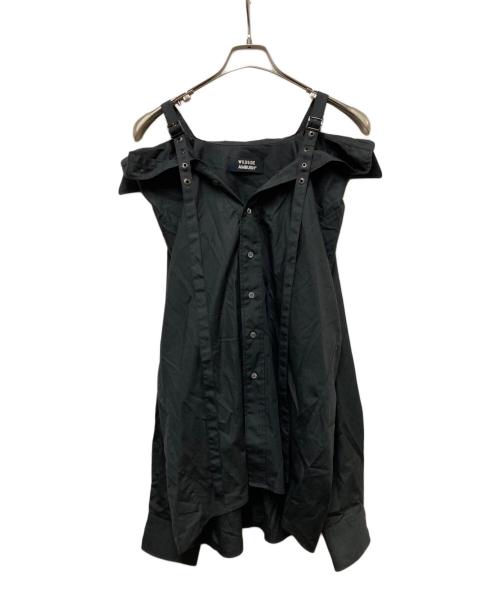 AMBUSH（アンブッシュ）AMBUSH (アンブッシュ) WILDSIDE (ワイルドサイド) OFF SHOULDER SHIRT ブラック サイズ:Sの古着・服飾アイテム