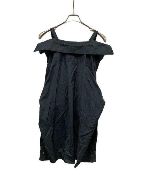 AMBUSH（アンブッシュ）AMBUSH (アンブッシュ) WILDSIDE (ワイルドサイド) OFF SHOULDER SHIRT ブラック サイズ:Sの古着・服飾アイテム