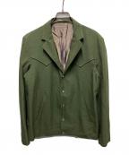NIVER WESTERN WEAR INC二ヴァ―・ウェスタン・ウィート・インク）の古着「70sウエスタンジャケット」｜グリーン