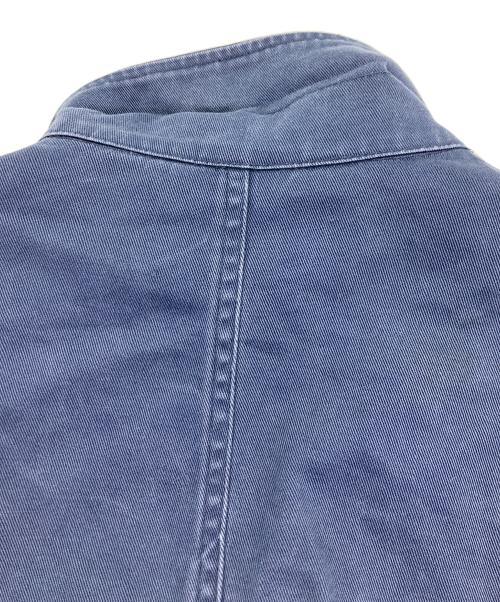 POLO RALPH LAUREN（ポロ・ラルフローレン）POLO RALPH LAUREN (ポロ・ラルフローレン) 90s エンブレム コットンテーラードジャケット ネイビー サイズ:SIZE Mの古着・服飾アイテム