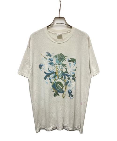 JETHRO TULL（ジェスロ・タル）jethro tull (ジェスロ・タル) 80s バンドTシャツ ホワイト サイズ:XLの古着・服飾アイテム