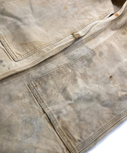 CarHartt（カーハート）CarHartt (カーハート) FIRM DUCK DOUBLE-FRONT DUNGAREE ベージュ サイズ:W32の古着・服飾アイテム