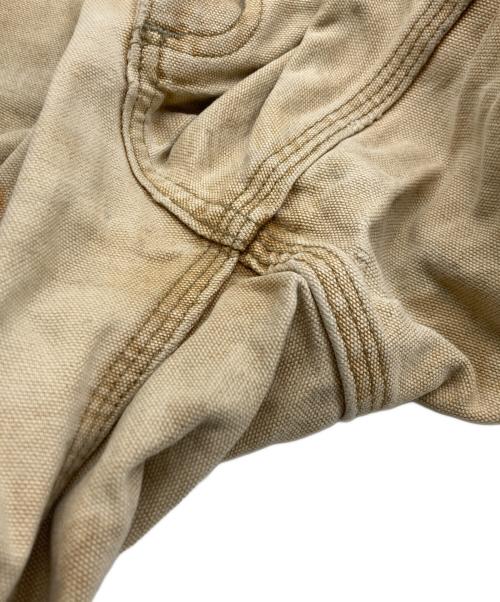 CarHartt（カーハート）CarHartt (カーハート) FIRM DUCK DOUBLE-FRONT DUNGAREE ベージュ サイズ:W32の古着・服飾アイテム
