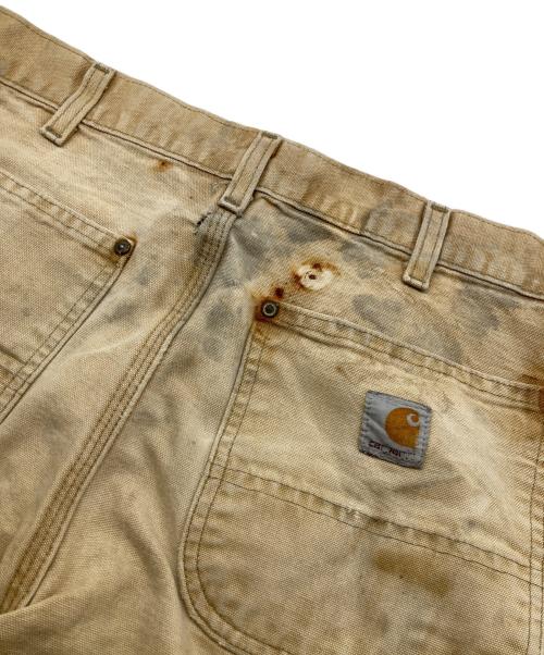 CarHartt（カーハート）CarHartt (カーハート) FIRM DUCK DOUBLE-FRONT DUNGAREE ベージュ サイズ:W32の古着・服飾アイテム