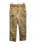 CarHartt（カーハート）の古着「FIRM DUCK DOUBLE-FRONT DUNGAREE」｜ベージュ