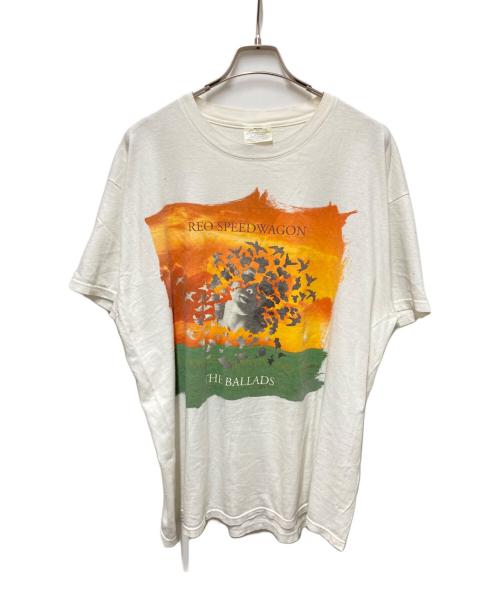 REO SPEEDWAGON（レオ・スピードワゴン）REO SPEEDWAGON (レオ・スピードワゴン) 90s ”THE BALLADS ”バンドプリントTシャツ ホワイト サイズ:XLの古着・服飾アイテム