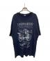 LEONARDO DA VINCI（レオナルドダヴィンチ）の古着「BICYCLE SKETCH ARTTシャツ」｜ネイビー