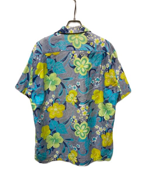 -（-）- (-) アロハシャツ ブルー サイズ:‐の古着・服飾アイテム