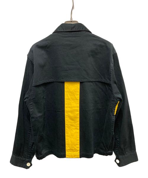 GENERAL RESEARCH（ジェネラルリサーチ）GENERAL RESEARCH (ジェネラルリサーチ) 90sクロスパターンジャケット ブラック サイズ:SIZE Mの古着・服飾アイテム