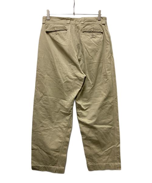 French Army（フランス軍）French Army (フランス軍) M-52 Cotton Chino Trousers ベージュ サイズ:不明の古着・服飾アイテム