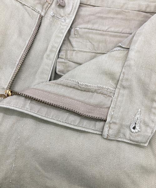 French Army（フランス軍）French Army (フランス軍) M-52 Cotton Chino Trousers ベージュ サイズ:不明の古着・服飾アイテム