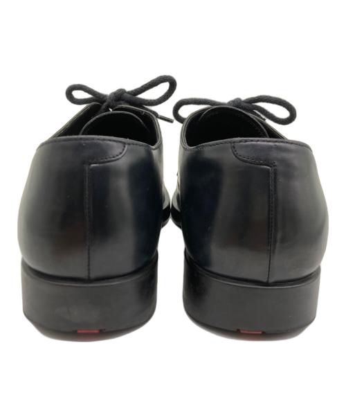 PRADA SPORTS（プラダスポーツ）PRADA SPORTS (プラダスポーツ) ブラッシュドレザープレーントゥシューズ ブラック サイズ:7の古着・服飾アイテム