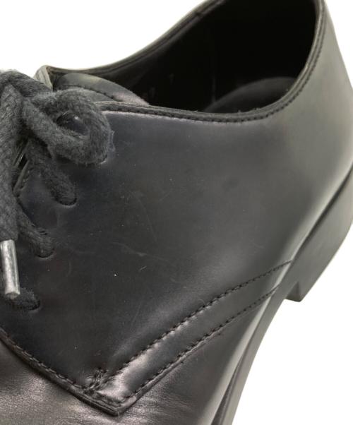 PRADA SPORTS（プラダスポーツ）PRADA SPORTS (プラダスポーツ) ブラッシュドレザープレーントゥシューズ ブラック サイズ:7の古着・服飾アイテム