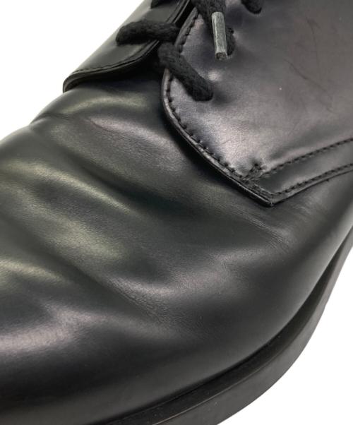 PRADA SPORTS（プラダスポーツ）PRADA SPORTS (プラダスポーツ) ブラッシュドレザープレーントゥシューズ ブラック サイズ:7の古着・服飾アイテム