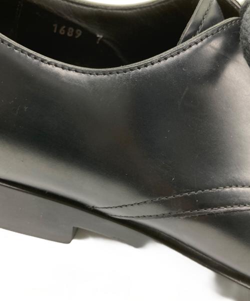 PRADA SPORTS（プラダスポーツ）PRADA SPORTS (プラダスポーツ) ブラッシュドレザープレーントゥシューズ ブラック サイズ:7の古着・服飾アイテム