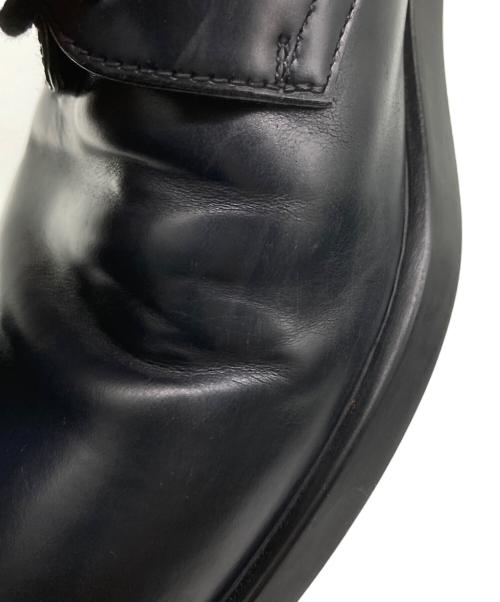 PRADA SPORTS（プラダスポーツ）PRADA SPORTS (プラダスポーツ) ブラッシュドレザープレーントゥシューズ ブラック サイズ:7の古着・服飾アイテム
