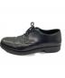 PRADA SPORTS (プラダスポーツ) ブラッシュドレザープレーントゥシューズ ブラック サイズ:7：18000円
