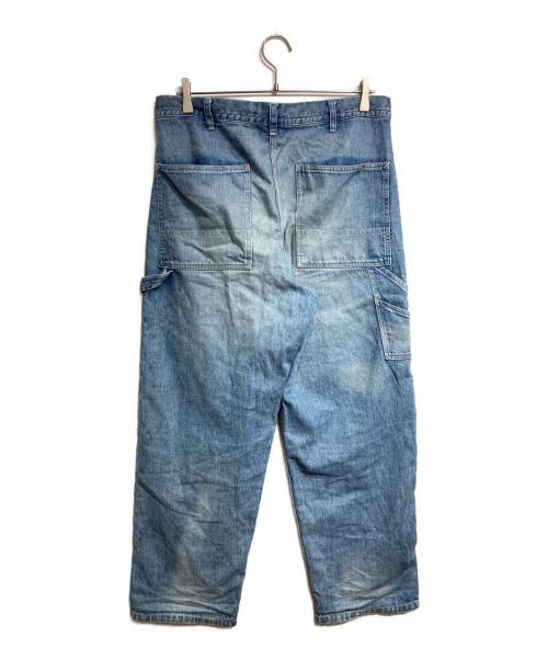 SOWBOW（ソウボウ）SOWBOW (ソウボウ) DOUBLE KNEE PAINTER PANTS USED インディゴ サイズ:2の古着・服飾アイテム