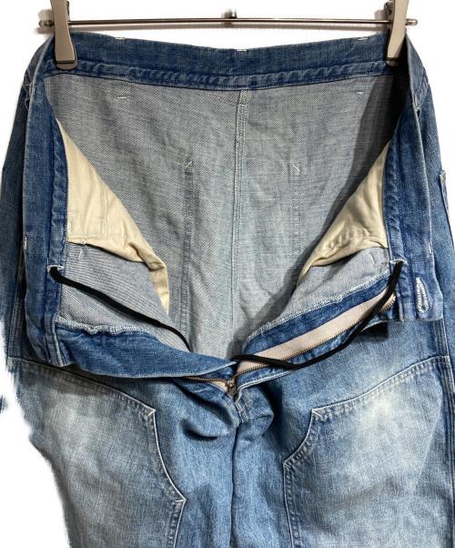 SOWBOW（ソウボウ）SOWBOW (ソウボウ) DOUBLE KNEE PAINTER PANTS USED インディゴ サイズ:2の古着・服飾アイテム