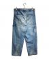 SOWBOW (ソウボウ) DOUBLE KNEE PAINTER PANTS USED インディゴ サイズ:2：15000円