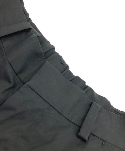 CABAN（キャバン）CABaN (キャバン) シャトルポプリン 2タックワイドパンツ ブラック サイズ:	SIZE XSの古着・服飾アイテム