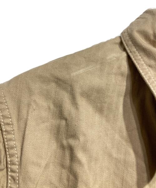 ATLAST & CO（アットラスト）ATLAST & CO (アットラスト) ヘリンボーン カバーオール ジャケット/Herringbone Coverall Jacket ベージュ サイズ:40の古着・服飾アイテム